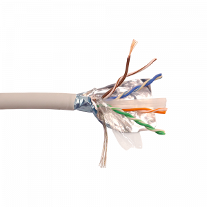 Кабель LANMASTER патч-кордовый FTP, 4x2, кат 6, 250Mhz, LSZH, 305 м